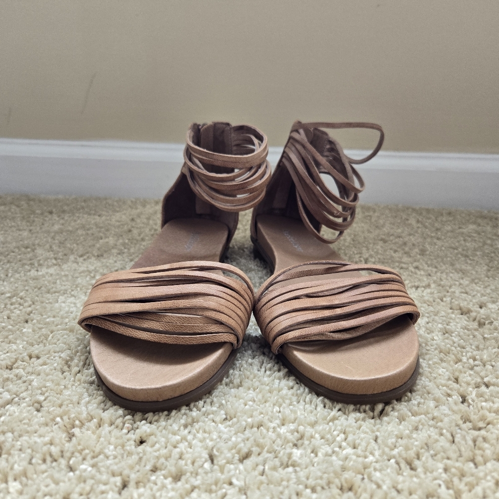 Antelope Tan Leather Sandals Womens EU 38 US 7-7.5 - Picture 2 of 9